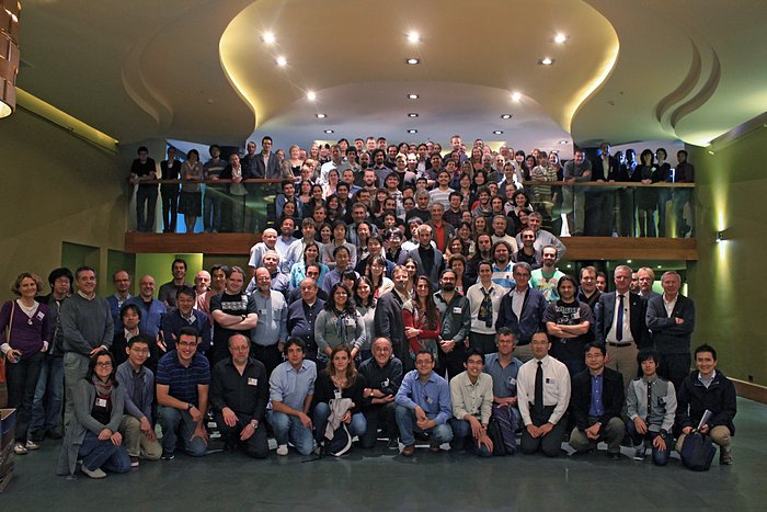 Participantes da Conferência do Primeiro Ano de Resultados Científicos do ALMA em Puerto Varas, Chile