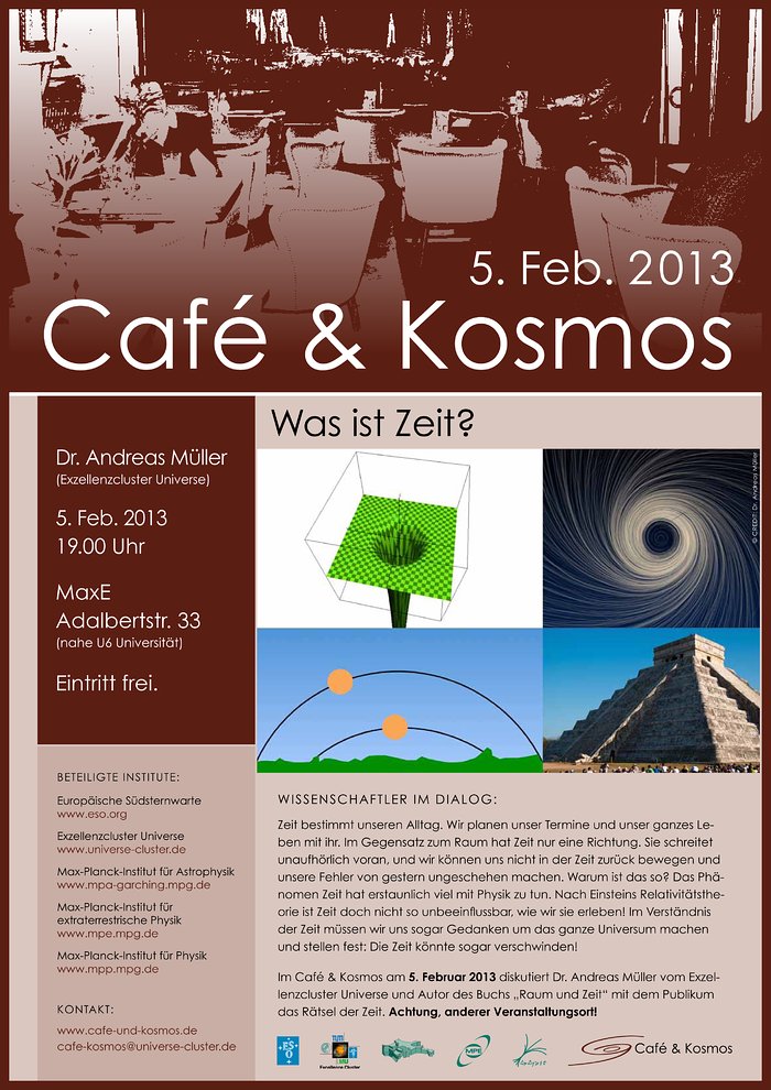 Poster zu Café & Kosmos am 5. Februar 2013