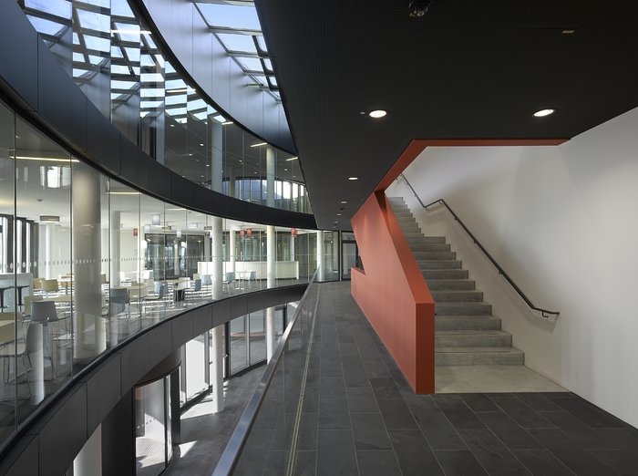 An interior view of the ESO Headquarters Extension