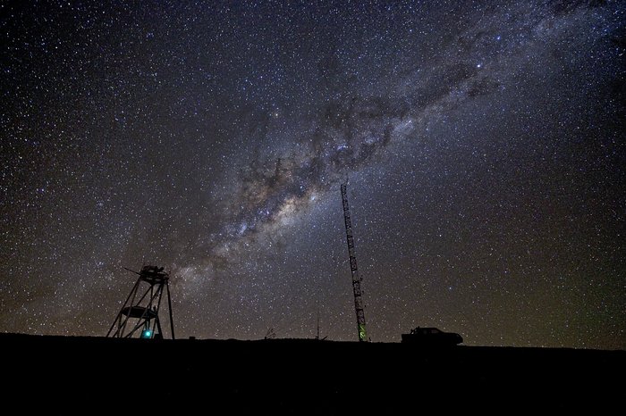 The Milky Way over Cerro Armazones