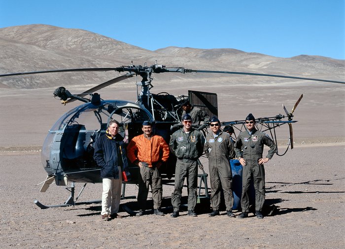 Claus Madsen with Chilean Air Force