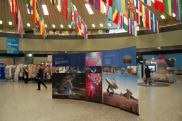 ESO information stand at UN offices, Vienna