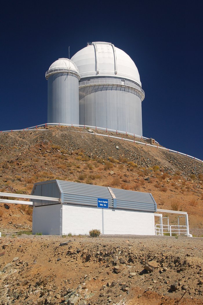 ESO 3.6-metre telescope and TAROT at La Silla
