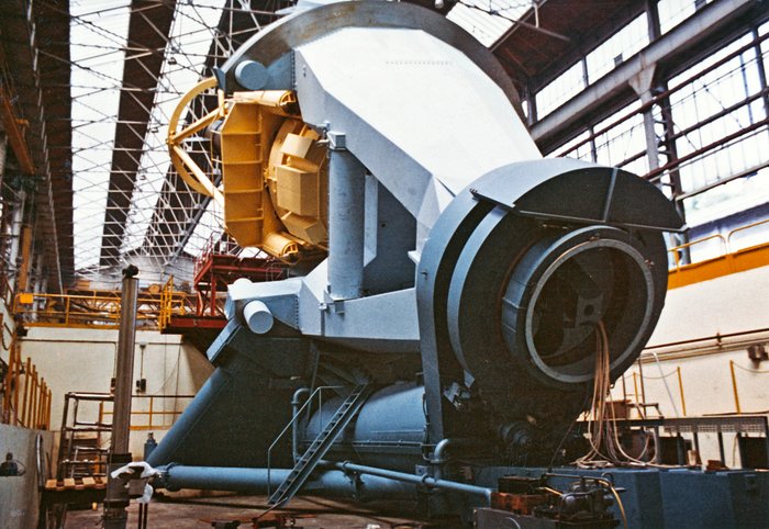 Construction of the ESO 3.6-metre telescope support