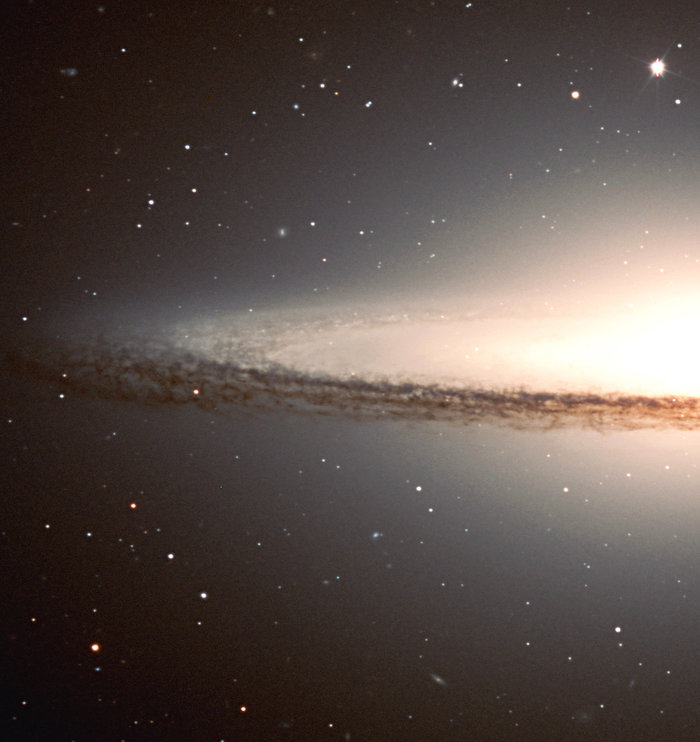 Detail of the Sombrero galaxy
