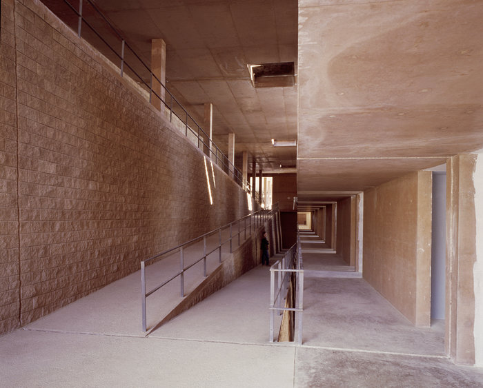 Ramps inside the Residencia.