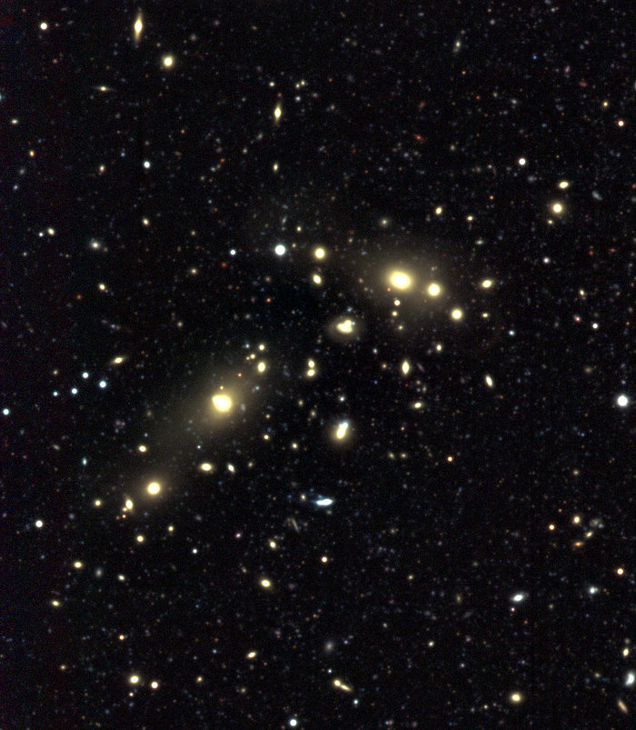 Cluster of galaxies CL0053-37 in NGC 300 field