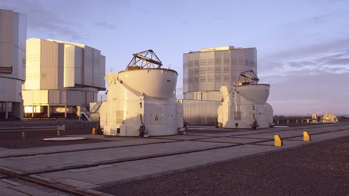 Los nuevos telescopios auxiliares móviles