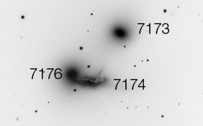 NGC 7173, 7174, and 7176