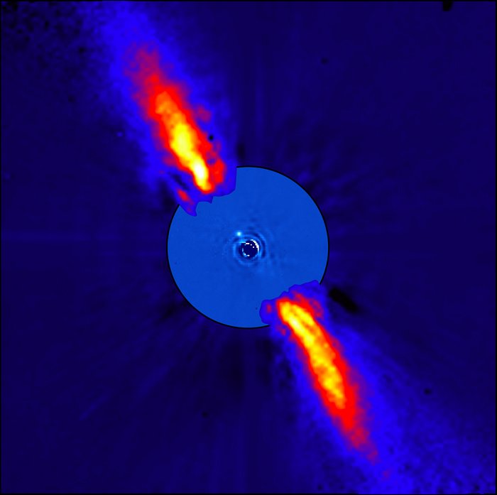Beta Pictoris observada no infravermelho