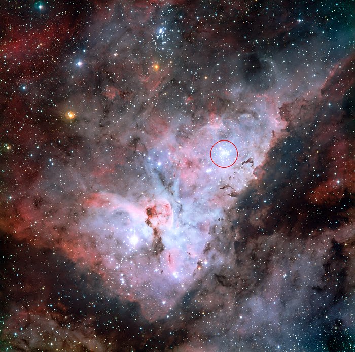 Trumpler 14 en la Nebulosa Carina