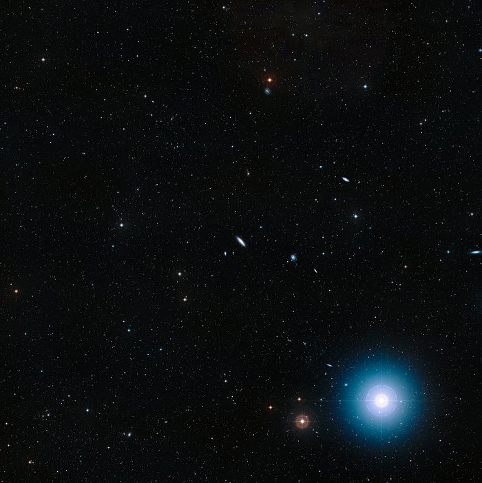 Wide-field view of the field around NGC 4666