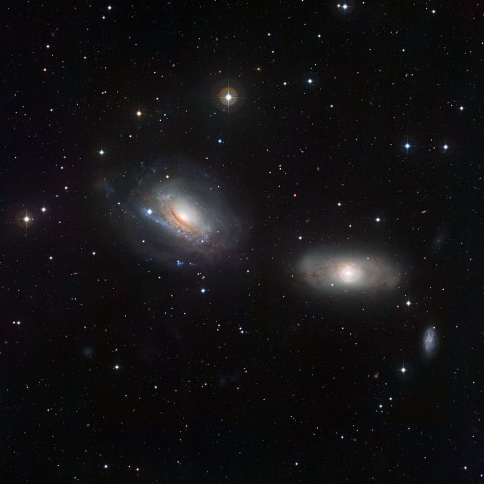 El perturbado dúo de galaxias NGC 3169 y NGC 3166