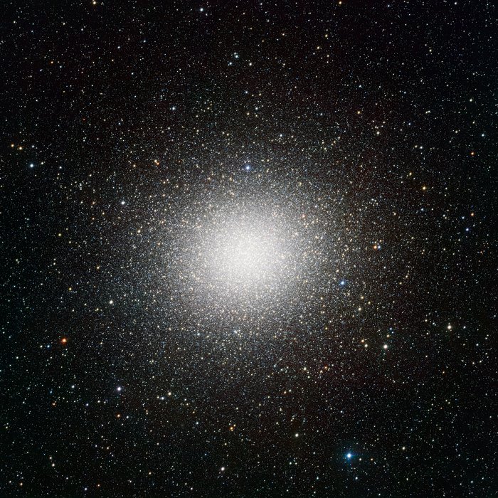 VST-bild av den gigantiska klothopen Omega Centauri