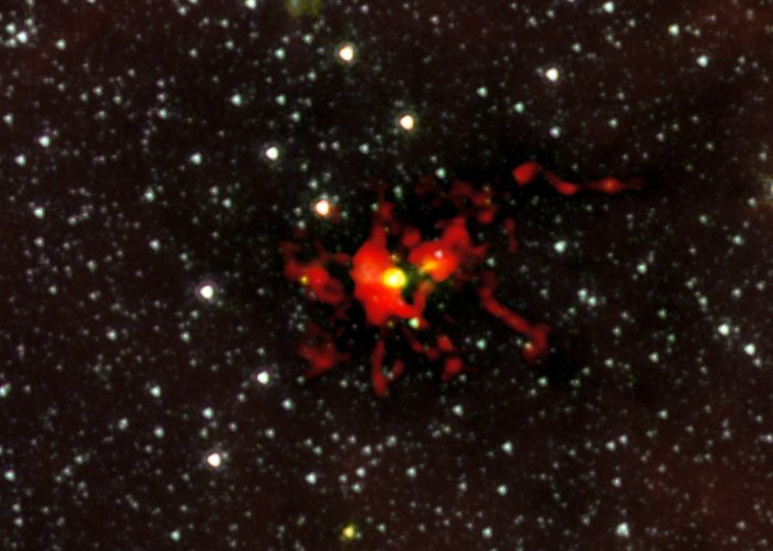 ALMA observe la naissance d'une étoile gigantesque