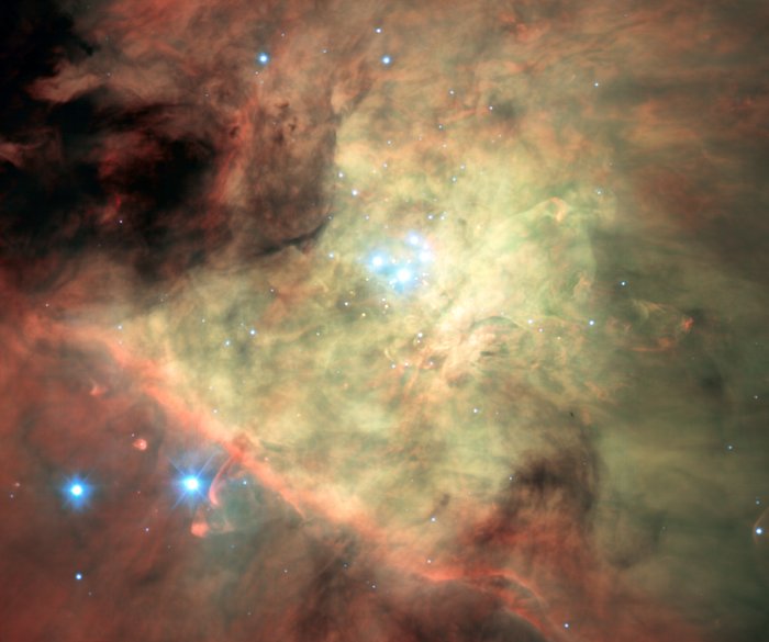 Imagen de la Nebulosa de Orión obtenida por MUSE 