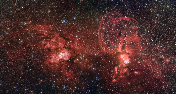 Formação estelar na Via Láctea austral