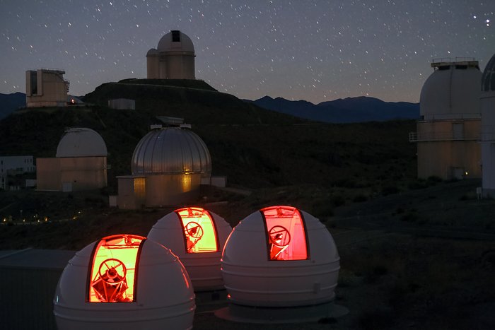 ExTrA teleskoperne på La Silla