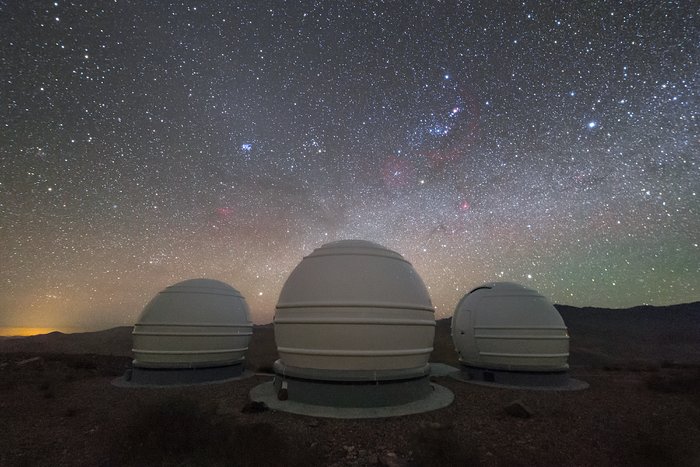 ExTrA teleskoperne på La Silla