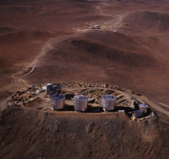 Vista aerea dell'Osservatorio del Paranal