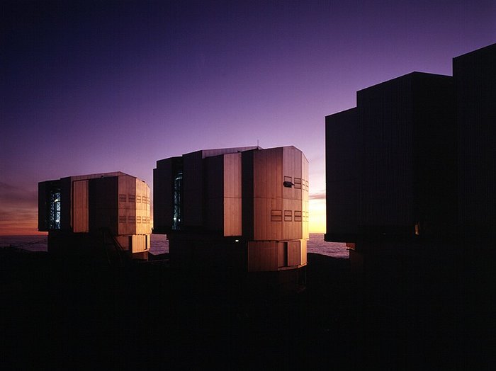 UT enclosures in the evening light