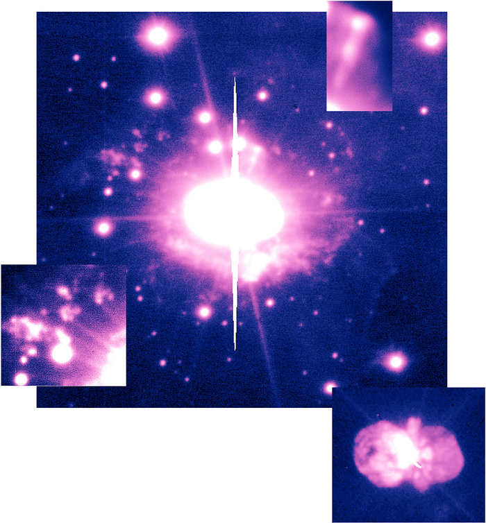 Getti ad alta velocità in Eta Carinae