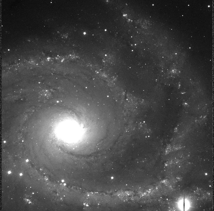 Spiral galaxy NGC 2997 I-Band-0.25 arcsec