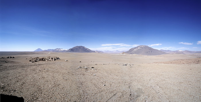 Panoramic view of the proposed site for ALMA at Chajnantor