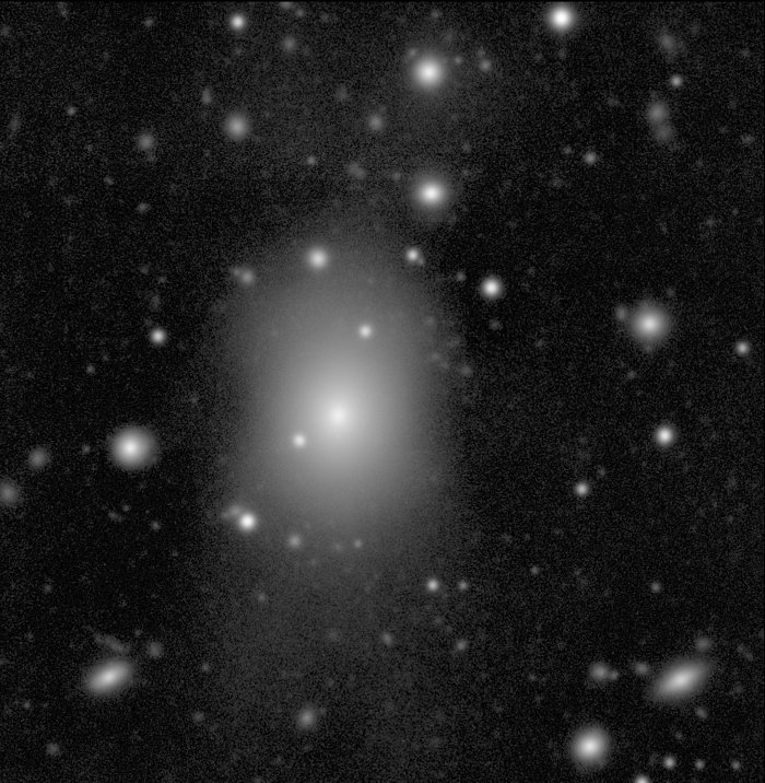 CD galaxy in the Abell 496 field