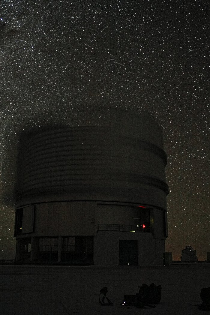 Night time view of the ESO Very Large Telescope