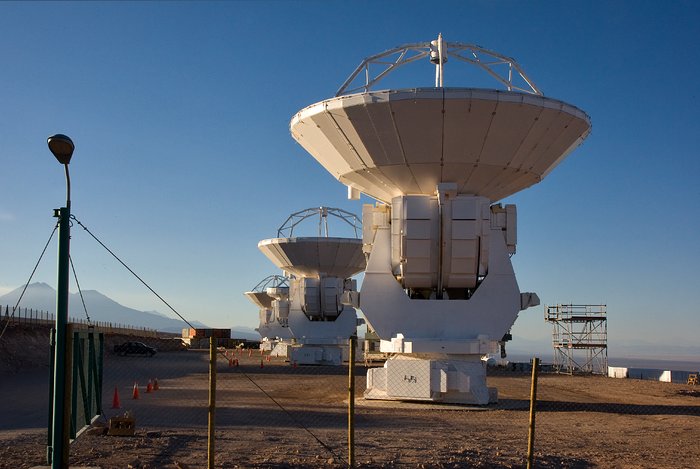 ALMA antennas at OSF