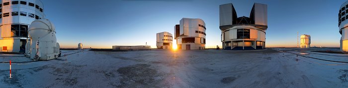 New Year's Eve at the Very Large Telescope