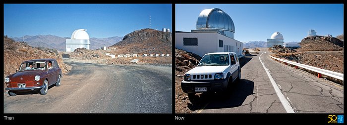 A drive through time — how telescopes, and cars, have changed at La Silla