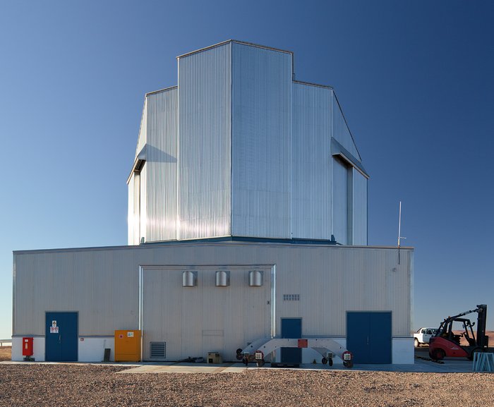 Construindo o VISTA, o maior telescópio de rastreio do mundo (imagem atual)