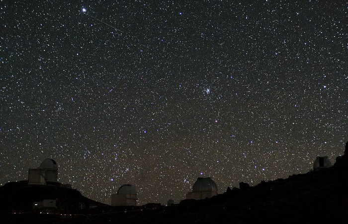 Two planet-hunters snapped at La Silla