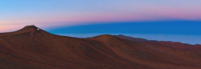 Paranal and the shadow of the Earth