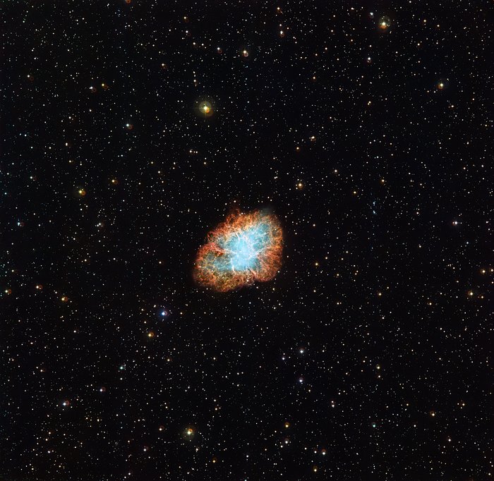 Imagem de grande angular da Nebulosa do Caranguejo