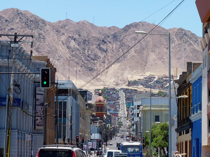 A main street in Antofagasta