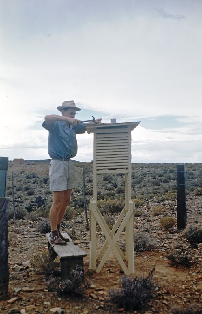 Weather station in South Africa