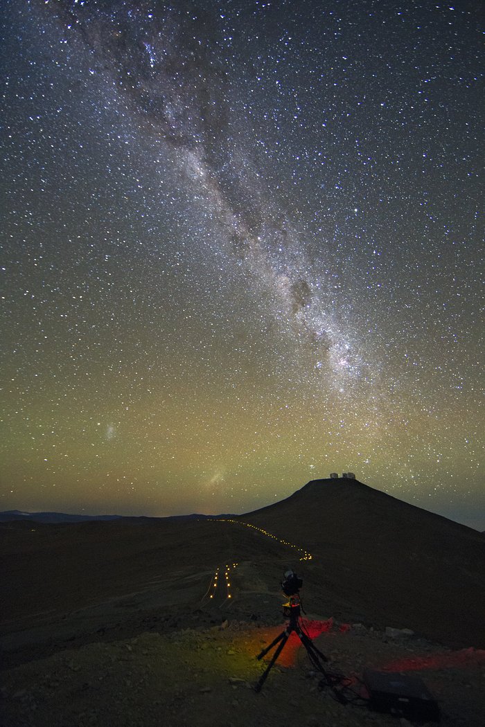 The Milky Way over Cerro Paranal