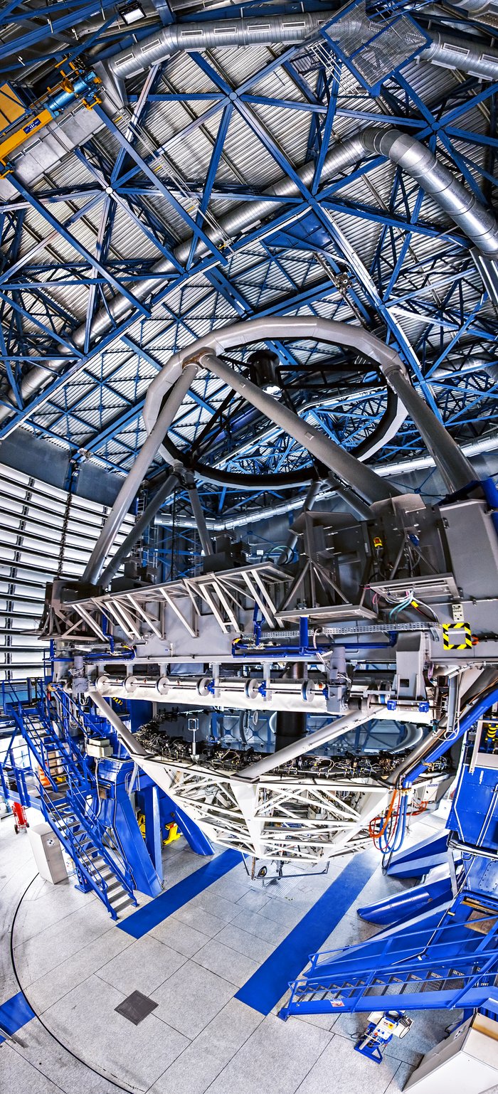 Inside the dormant telescope's lair