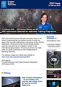 ESO — ESO-astronoom geselecteerd voor astronautentrainingsprogramma — Science Release eso1807nl