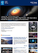ESO — Voor het eerst reuzenplaneet bij witte dwerg ontdekt — Science Release eso1919nl