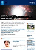 ESO Science Release eso1421pt - VLT esclarece mistério poeirento — Novas observações revelam como se forma a poeira estelar em torno de uma supernova