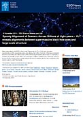 ESO — Zadziwiające ułożenie kwazarów na miliardach lat świetlnych — Science Release eso1438pl