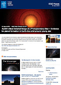 ESO — La imagen más detallada de un disco protoplanetario obtenida por ALMA — Photo Release eso1611es-cl