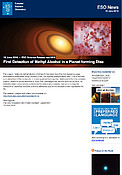 ESO — Prima misura di alcol metilico in un disco di formazione planetaria — Science Release eso1619it-ch