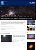 ESO — Los secretos ocultos de las nubes de Orión — Photo Release eso1701es-cl