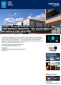 ESO — Bauübergabe der ALMA-Residencia — Organisation Release eso1713de-at