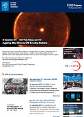 ESO — Une étoile en fin de vie projette une bulle de fumée — Photo Release eso1730fr-be
